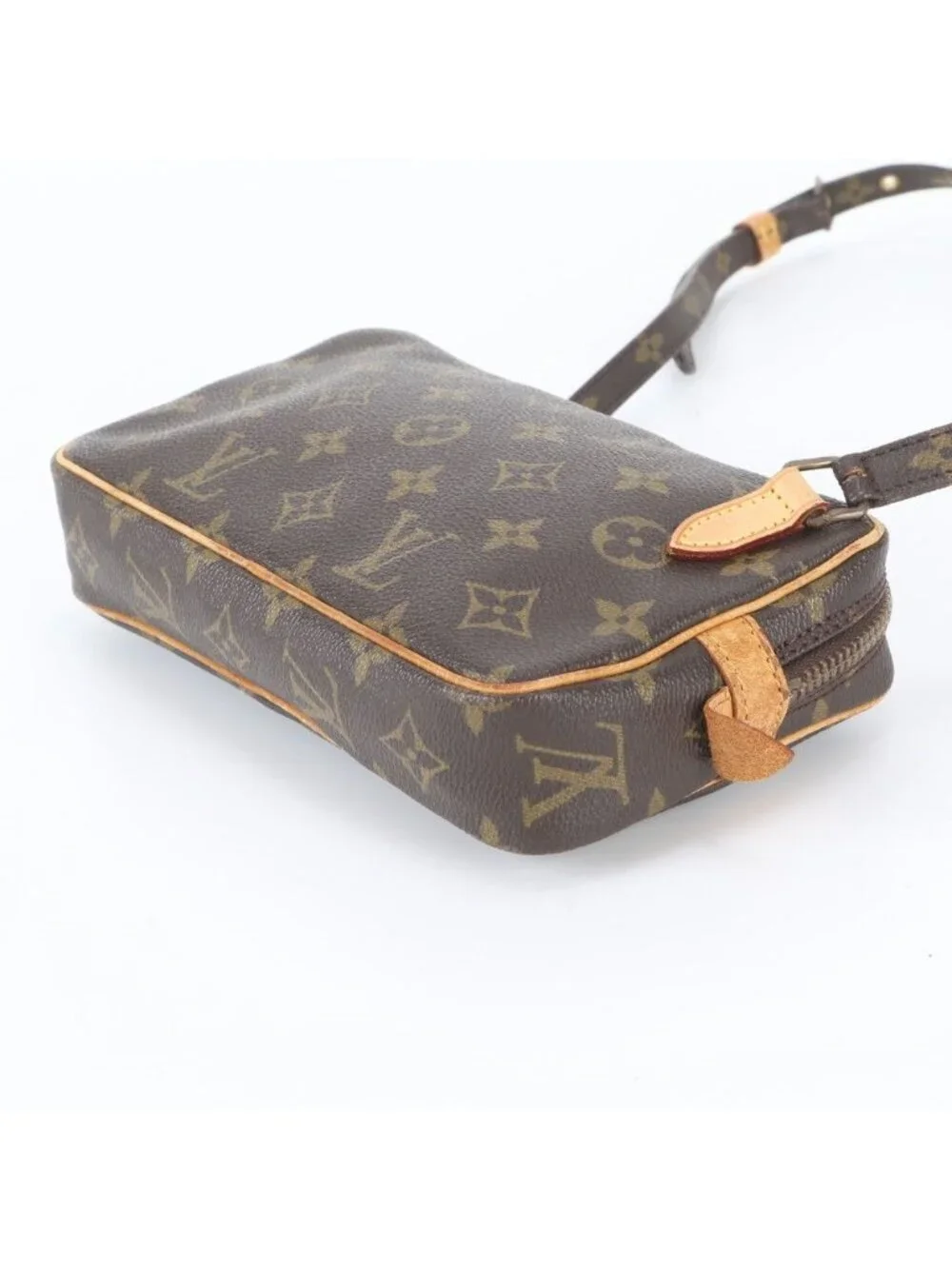 Louis Vuitton Monogram Maroulis Bandouliere Leather Shoulder Bag Crossbody Tote